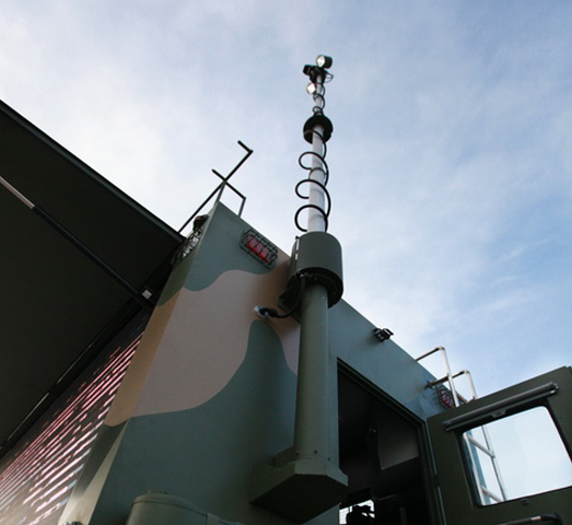 Vehicle-mounted 360 rotatable camera system